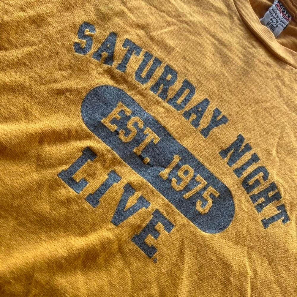 Roots Men's Yellow and Orange T-shirt